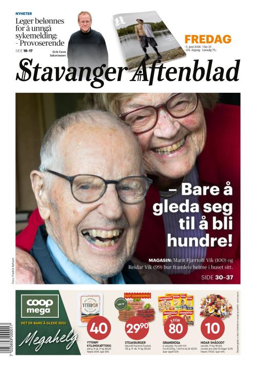 Stavanger Aftenblad 5.6.2026