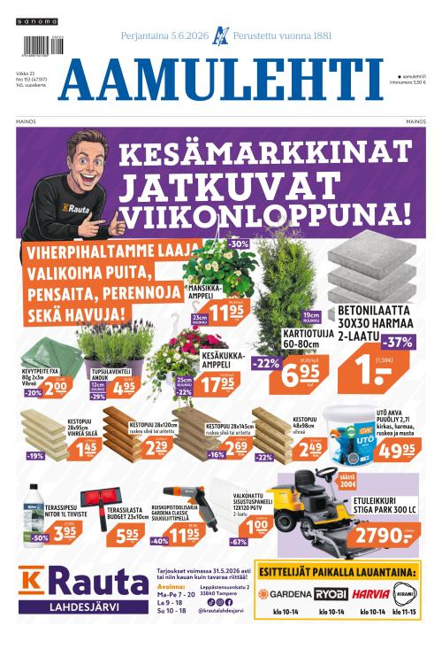 Aamulehti 5.6.2026