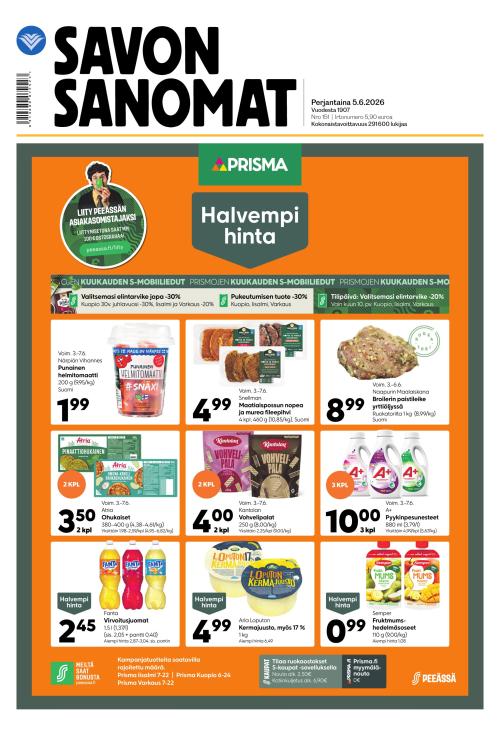 Savon Sanomat 5.6.2026