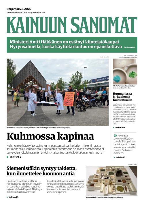 Kainuun Sanomat 5.6.2026