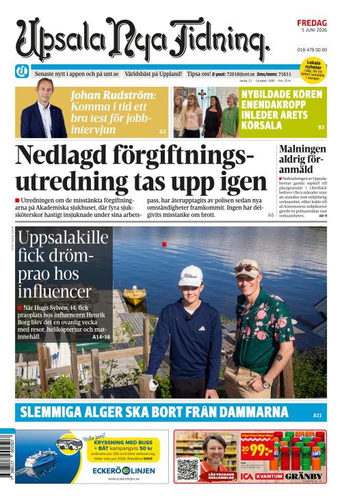 Upsala Nya Tidning 5.6.2026