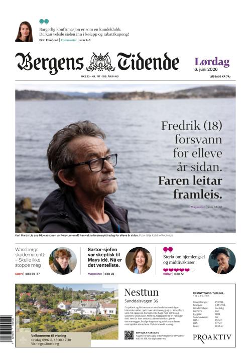 Bergens Tidende 6.6.2026