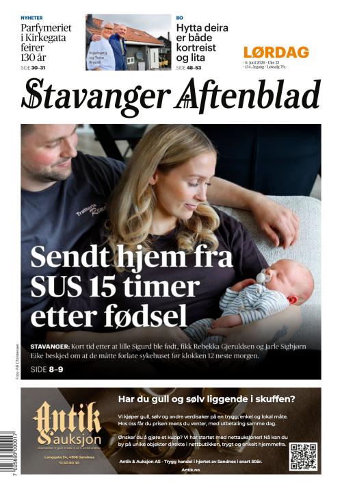 Stavanger Aftenblad 6.6.2026