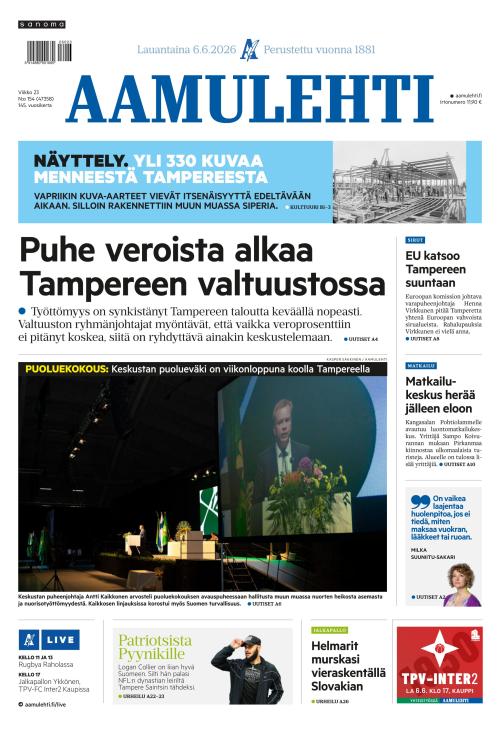 Aamulehti 6.6.2026