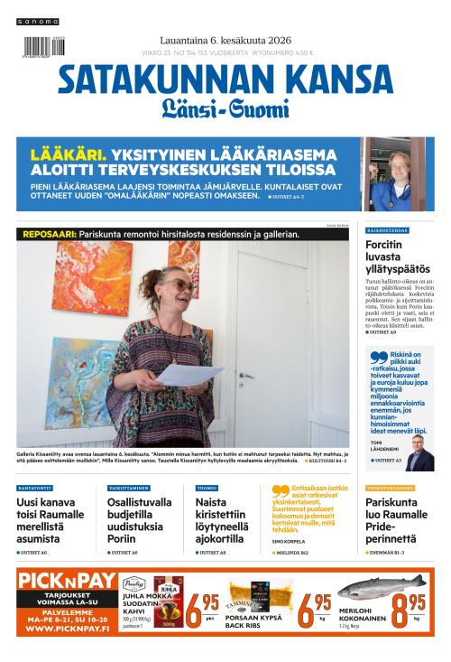 Satakunnan Kansa Länsi-Suomi 6.6.2026