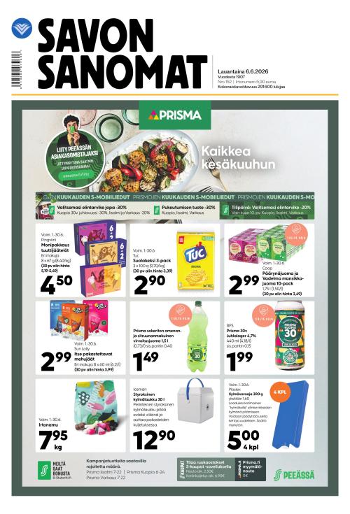 Savon Sanomat 6.6.2026