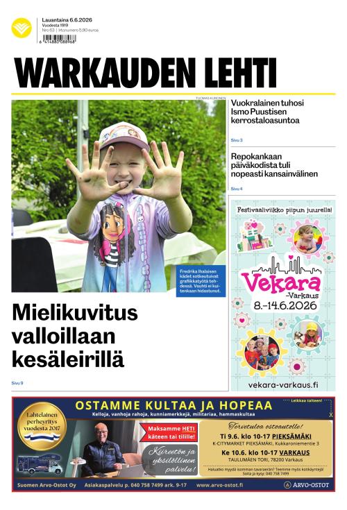 Warkauden Lehti 6.6.2026