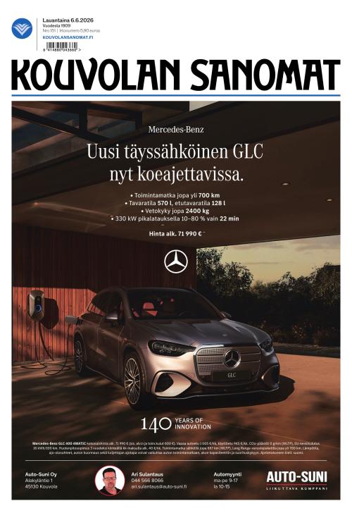 Kouvolan Sanomat 6.6.2026