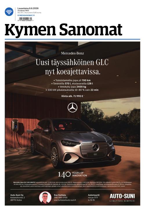 Kymen Sanomat 6.6.2026
