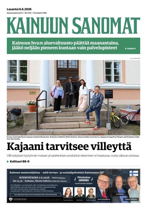 Kainuun Sanomat 6.6.2026