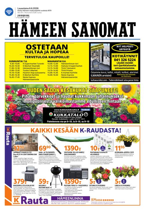 Hämeen Sanomat 6.6.2026
