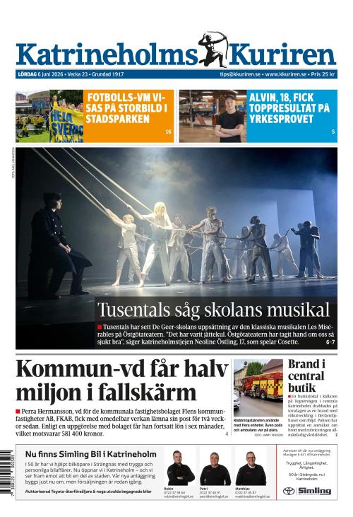 Katrineholms-Kuriren 6.6.2026