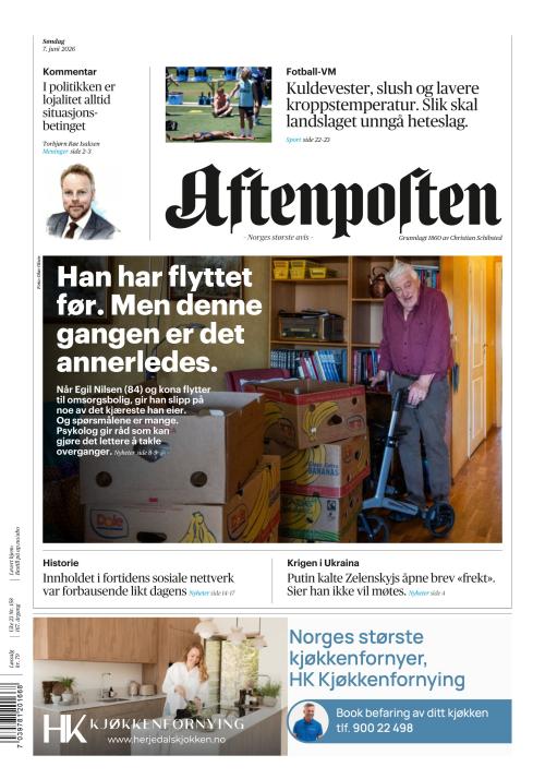 Aftenposten 7.6.2026