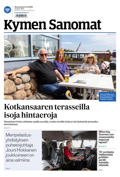 Kymen Sanomat 7.6.2026