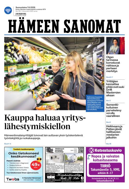 Hämeen Sanomat 7.6.2026