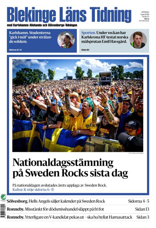 Blekinge Läns Tidning 7.6.2026