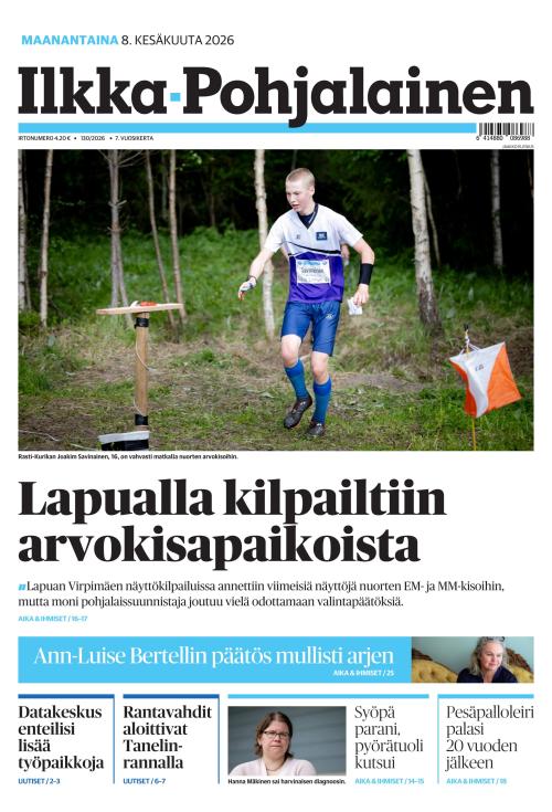 Ilkka-Pohjalainen 8.6.2026