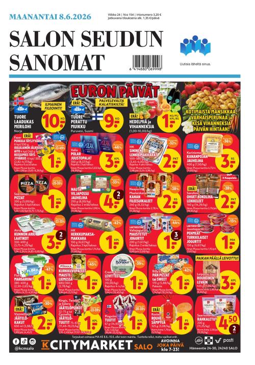 Salon Seudun Sanomat 8.6.2026