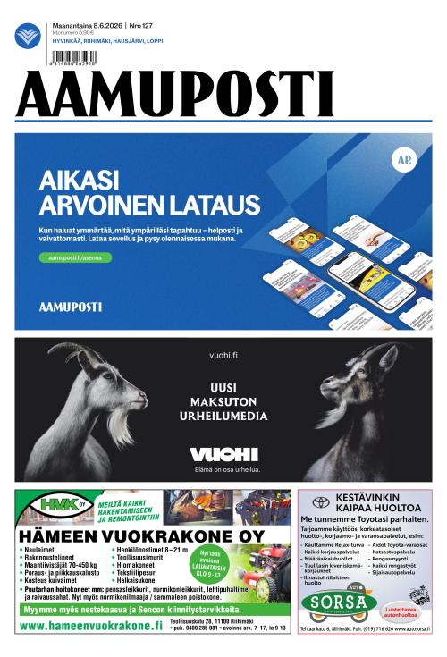 Aamuposti 8.6.2026