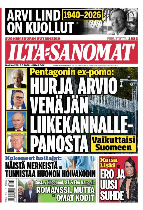 Ilta-Sanomat 8.6.2026