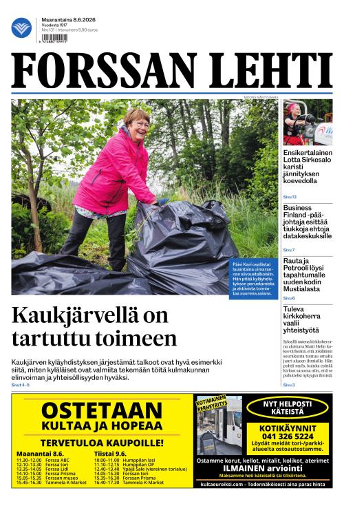 Forssan Lehti 8.6.2026
