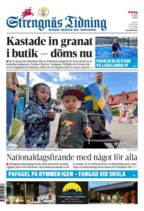 Strengnäs Tidning 8.6.2026