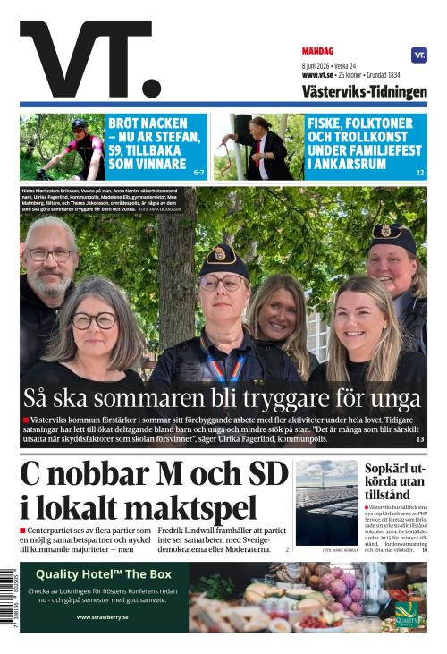 Västerviks-Tidningen 8.6.2026