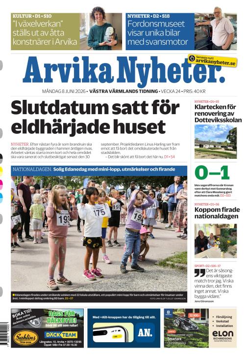 Arvika Nyheter 8.6.2026