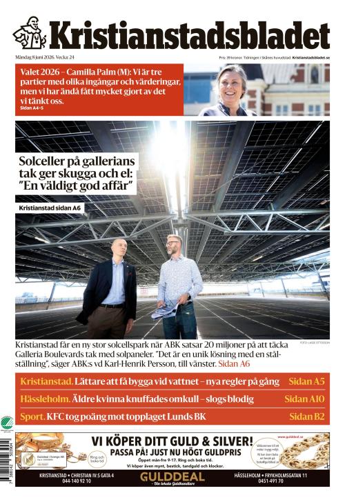 Kristianstadsbladet 8.6.2026