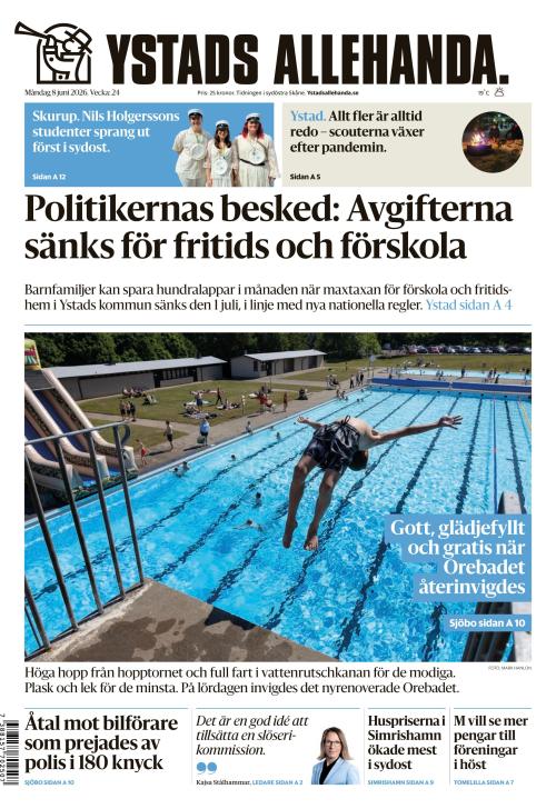 Ystads Allehanda 8.6.2026