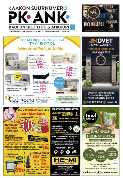 Kaupunkilehti Ankkuri 10.6.2026
