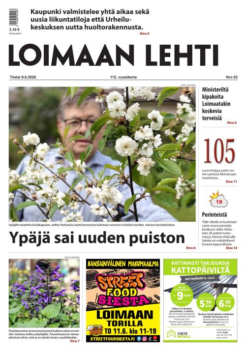 Loimaan Lehti 9.6.2026
