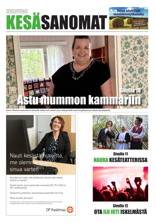 Kiuruvesi-lehti 8.6.2026