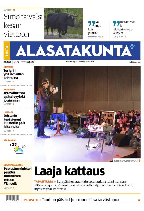 Alasatakunta 9.6.2026