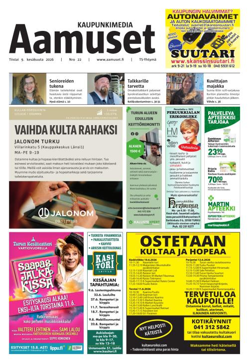 Aamuset 9.6.2026