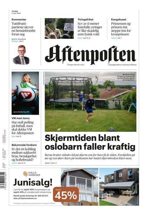 Aftenposten 9.6.2026