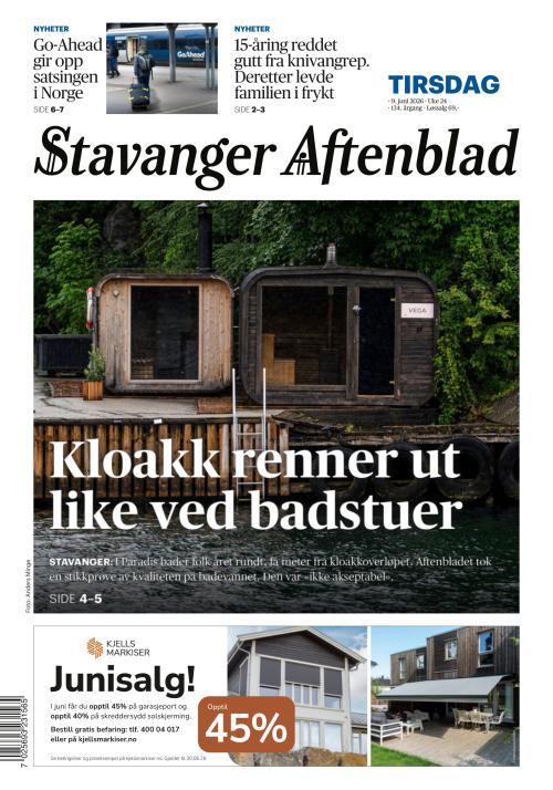 Stavanger Aftenblad 9.6.2026