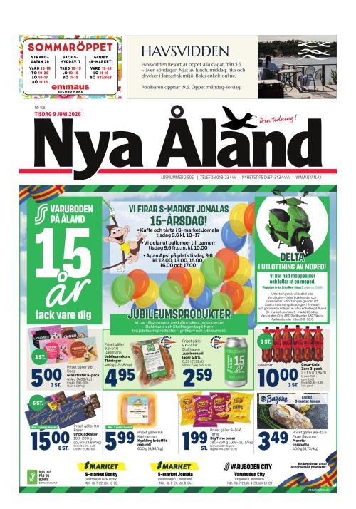 Nya Åland 9.6.2026