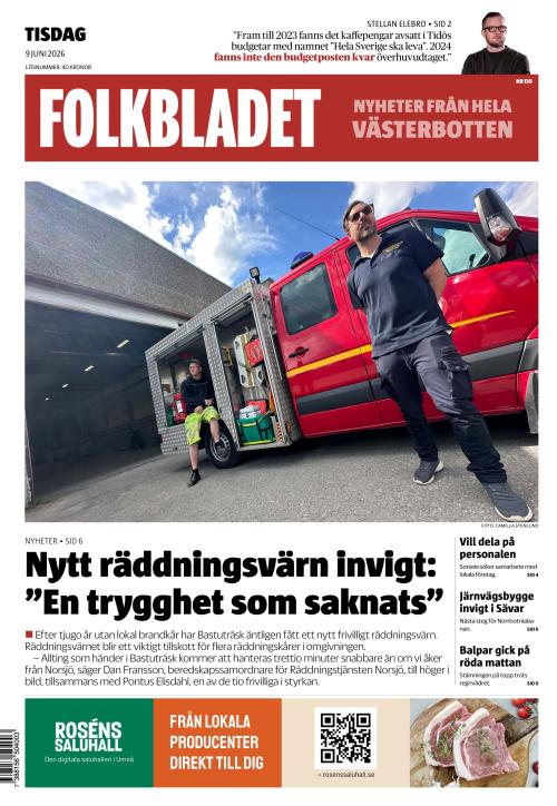 Folkbladet (Västerbotten) (SE) 9.6.2026