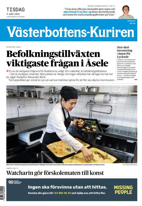 Västerbottens-Kuriren (SE) 9.6.2026