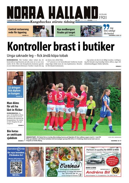 Norra Halland 9.6.2026
