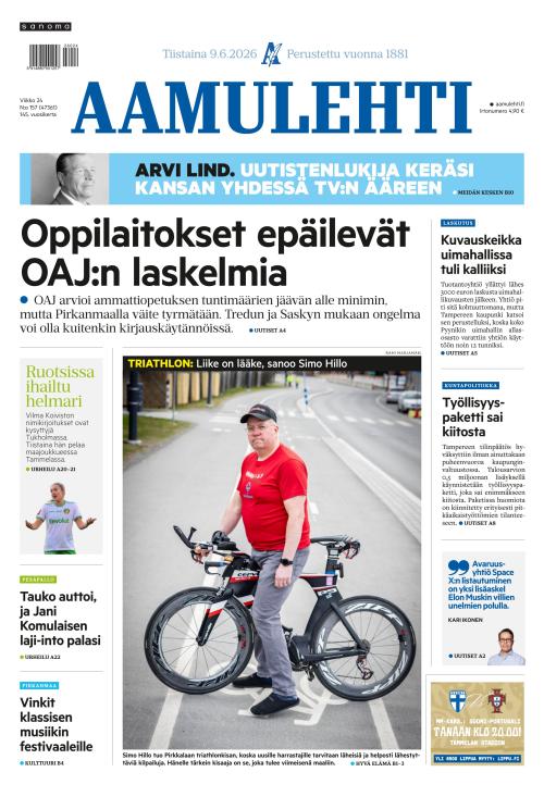 Aamulehti 9.6.2026