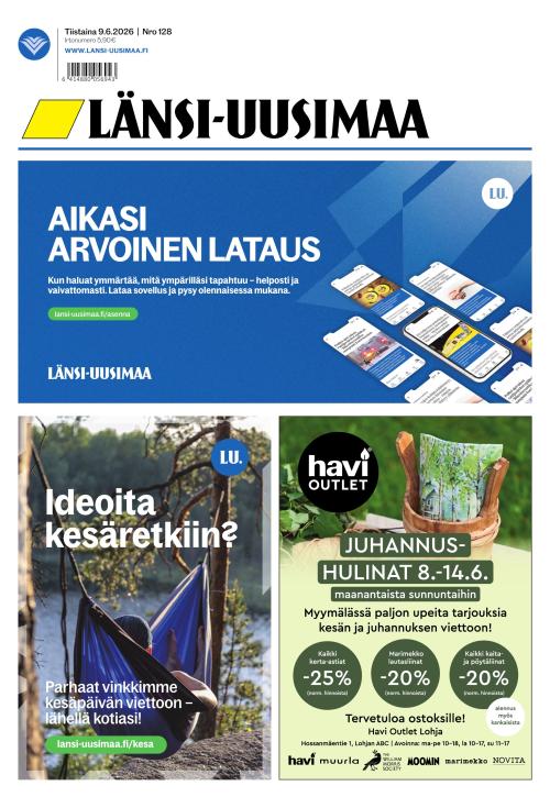 Länsi-Uusimaa 9.6.2026