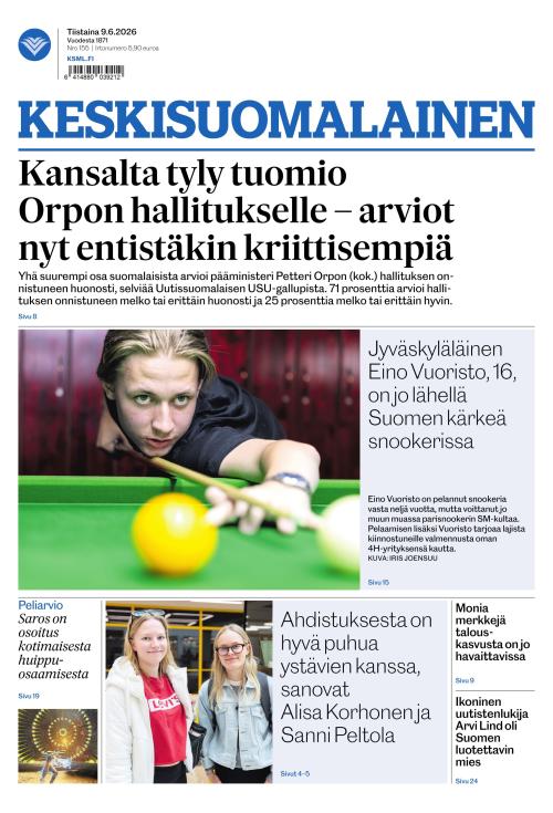Keskisuomalainen 9.6.2026
