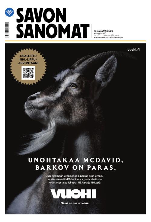Savon Sanomat 9.6.2026