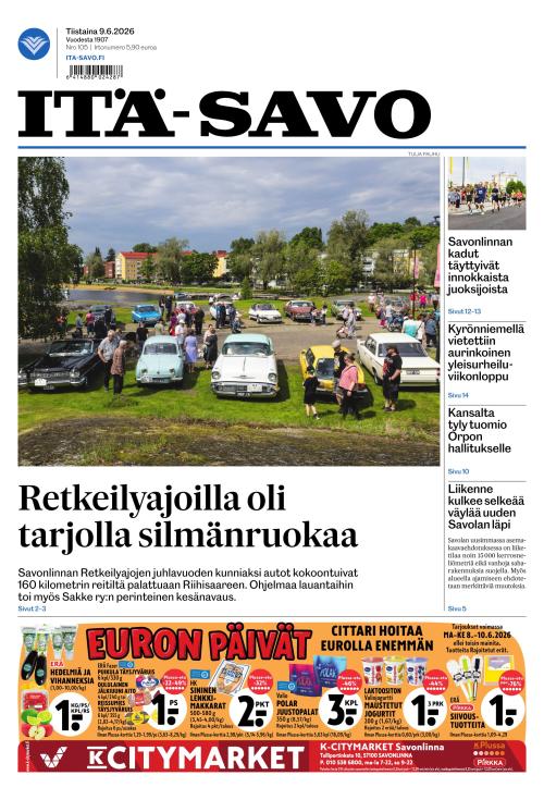 Itä-Savo 9.6.2026