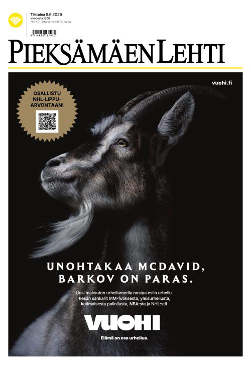 Pieksämäen lehti 9.6.2026