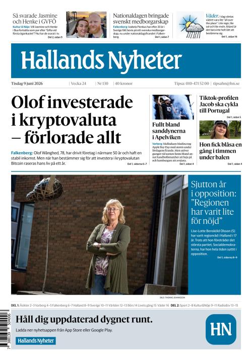 Hallands Nyheter 9.6.2026