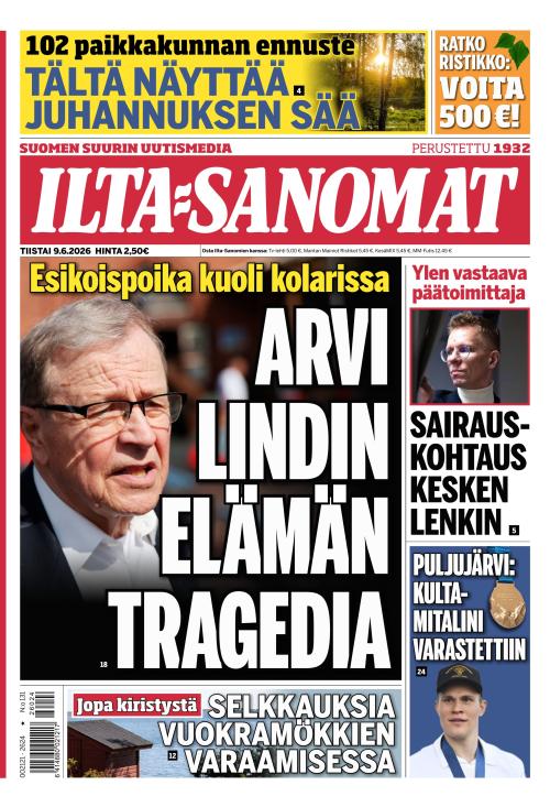 Ilta-Sanomat 9.6.2026