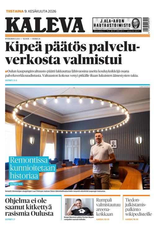 Kaleva 9.6.2026